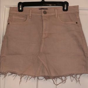 Express pink denim skirt!